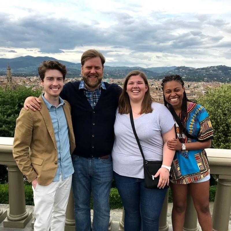 Students during The Italian City Study Abroad Program