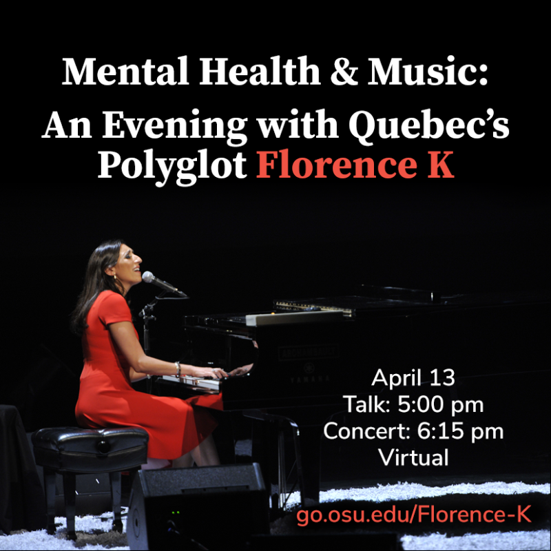 Mental Health & Music: An Evening with Quebec’s Polyglot Florence K