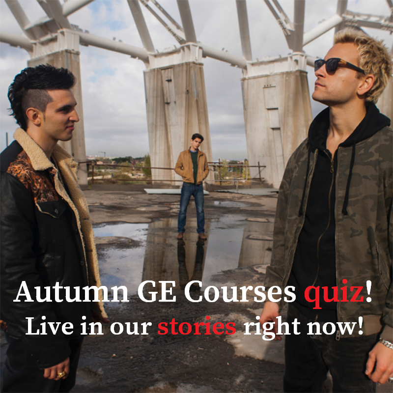 FRIT Autumn GE Course Offerings