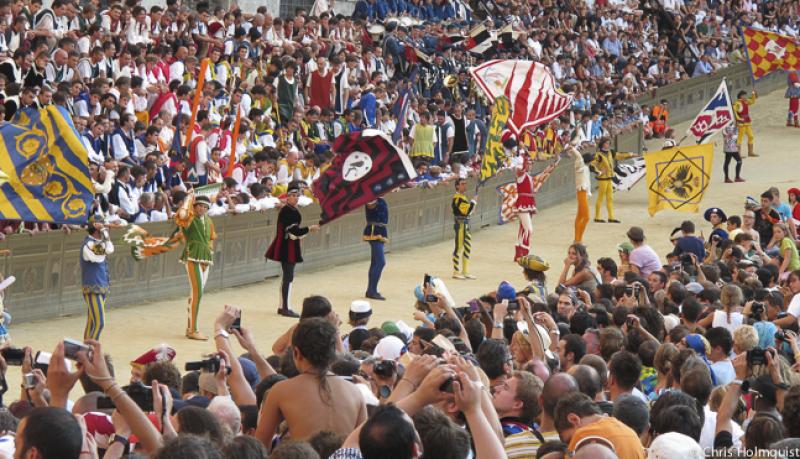 Siena Palio, photo by Chris Holmquist