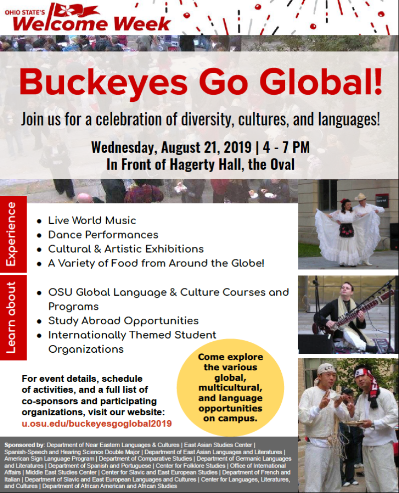 Buckeyes Go Global 2019 Flyer