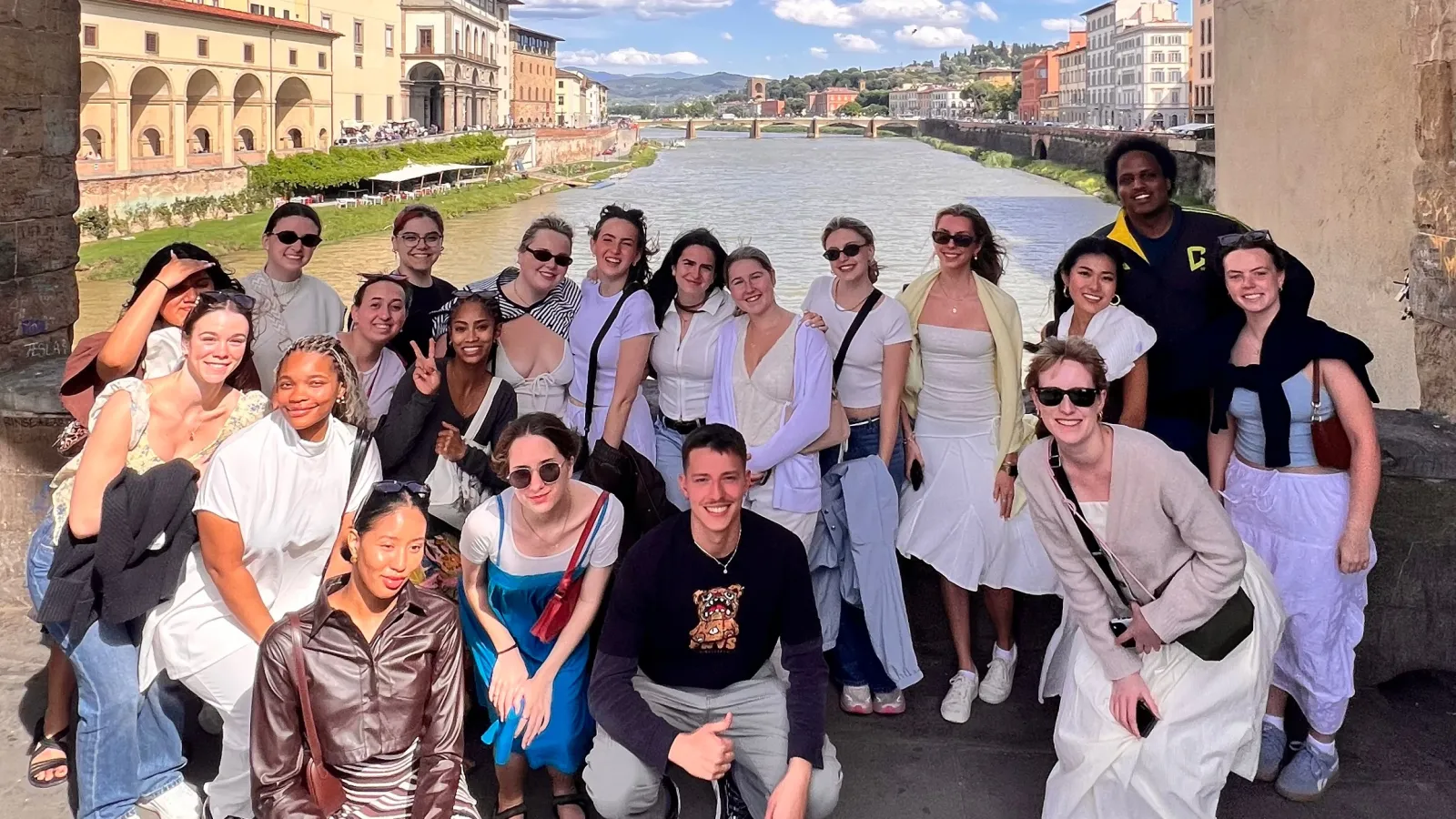 student group on the Italy study abroad program