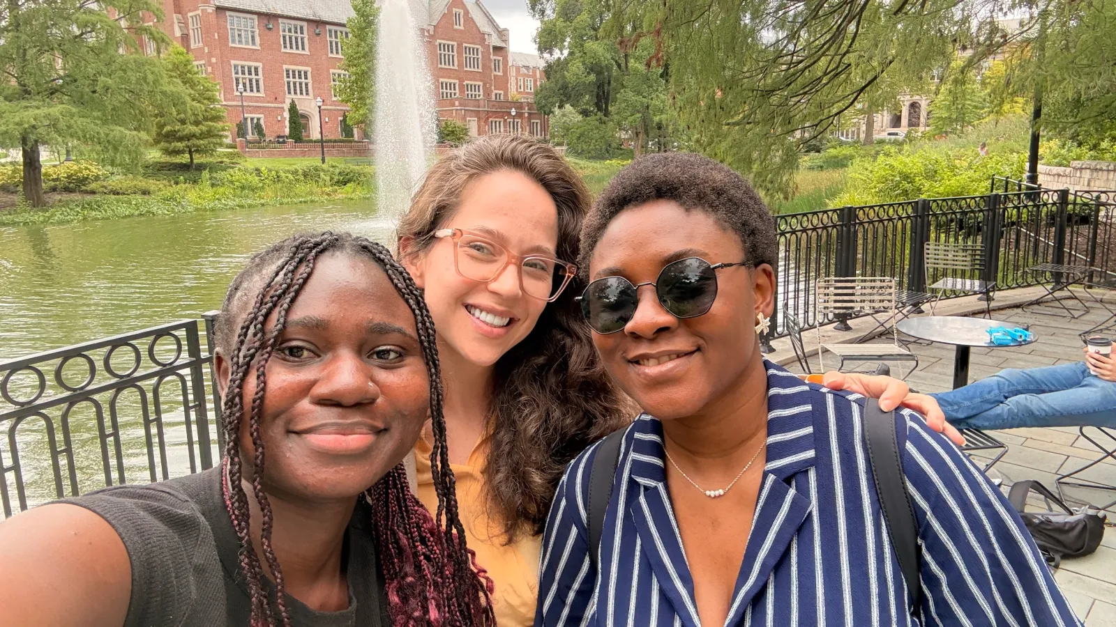 Naya, Jessica and Roseline at Mirror Lake