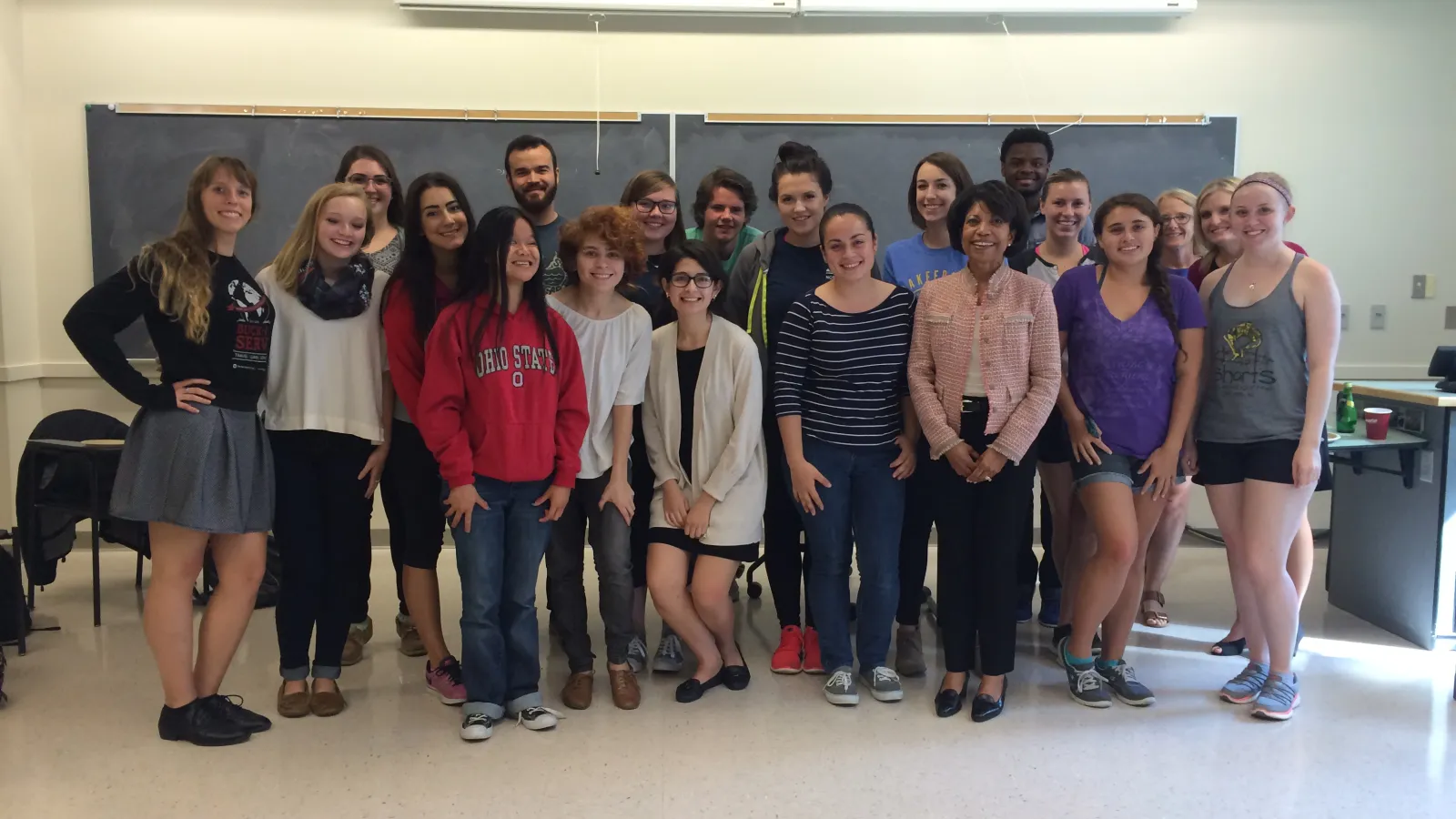 Brenda Drake Visiting a Class