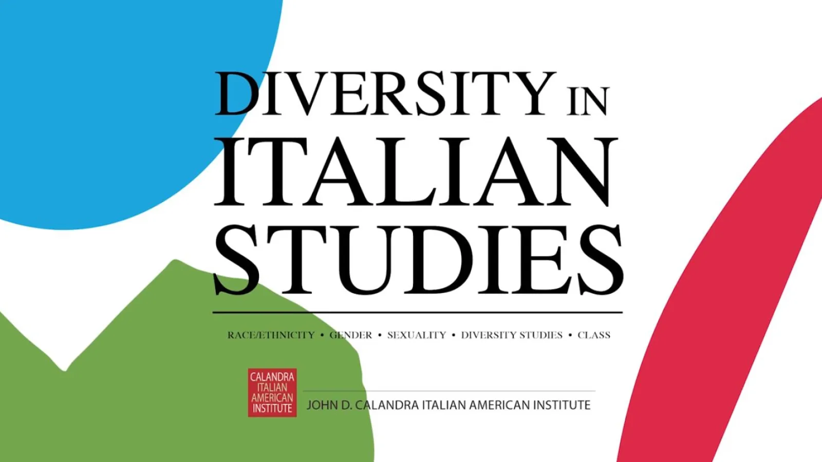 Diversifying Italian Studies