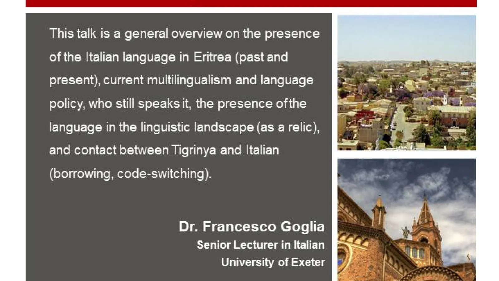 Goglia Talk Flyer