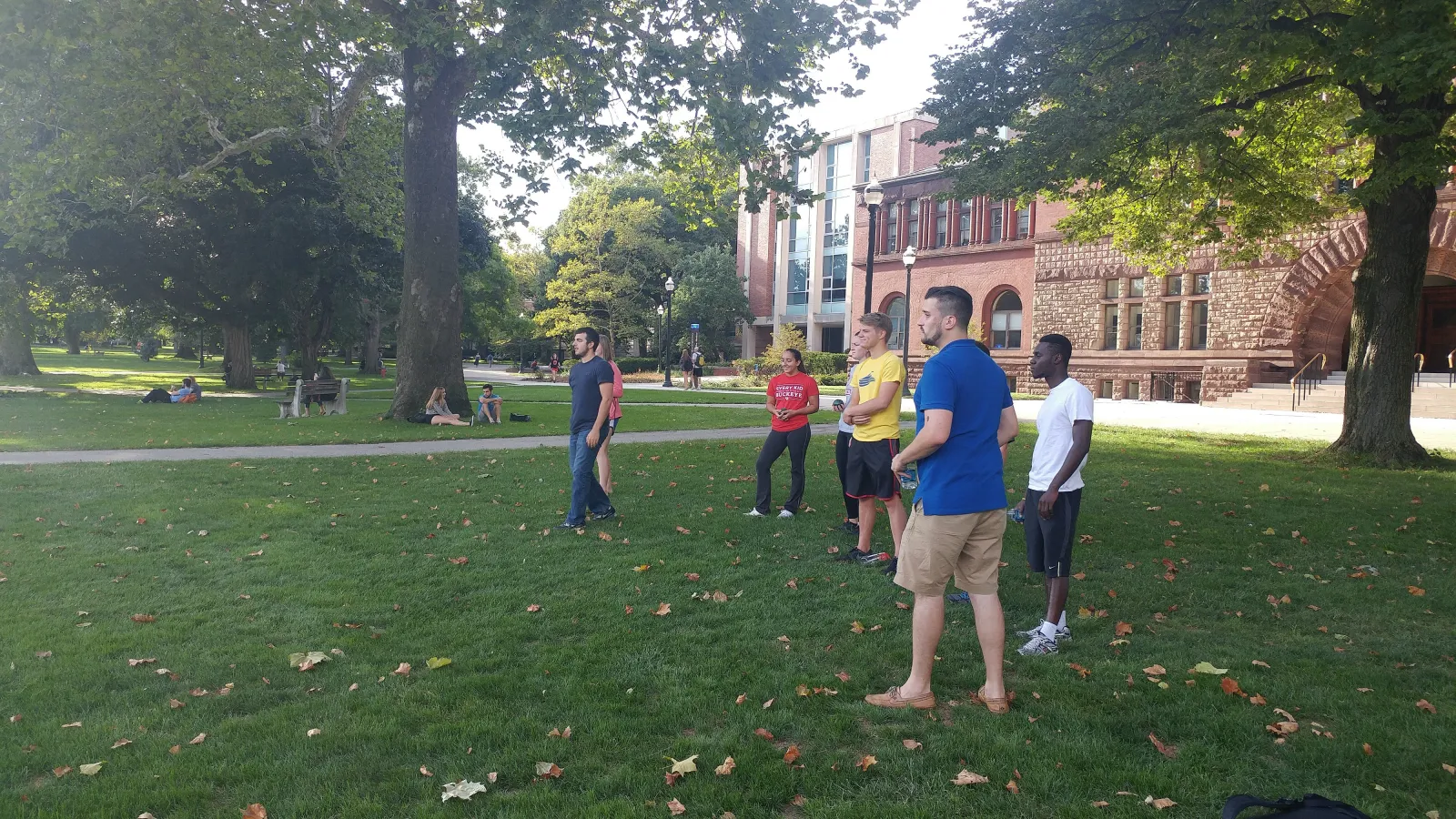 Italian Club having a Bocce Tournament