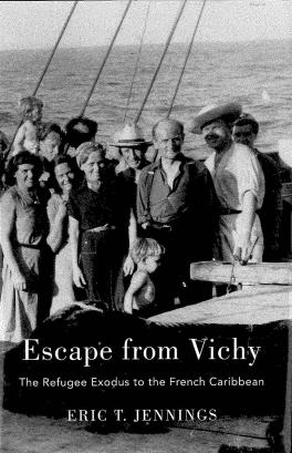 Book cover of Eric Jennings' "Escape from Vichy"