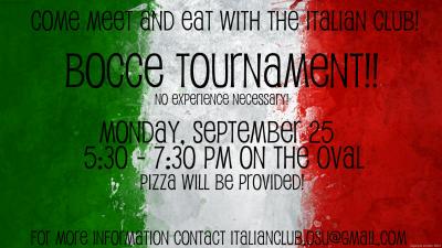 Bocce Tournament