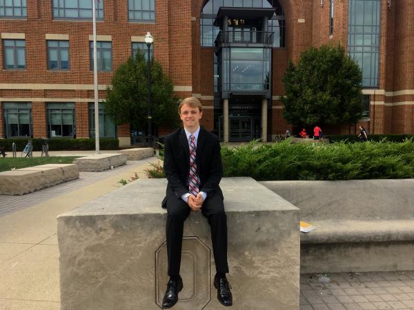 Owen Morrish on Ohio State Campus