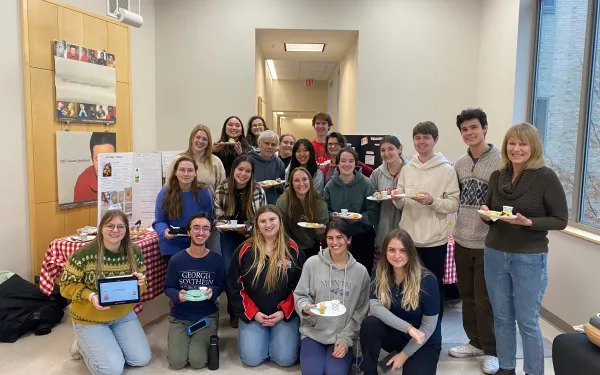 French class meeting celebration