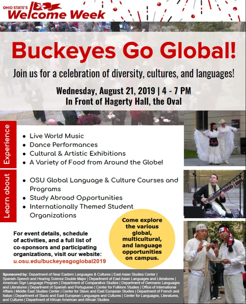 Buckeyes Go Global 2019 Flyer
