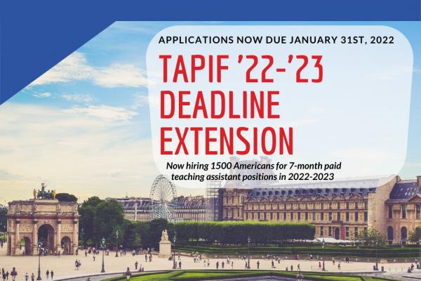 TAPIF Application Extended to January 31