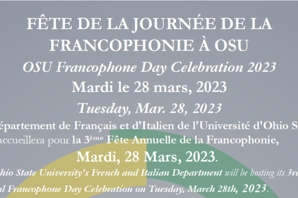 OSU Francophone Day Information