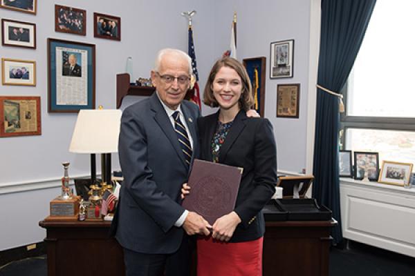 Natalie Wulderk, a 2017 NIAF Congressional Fellow
