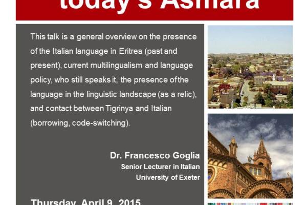 Goglia Talk Flyer Goglia Talk Flyer