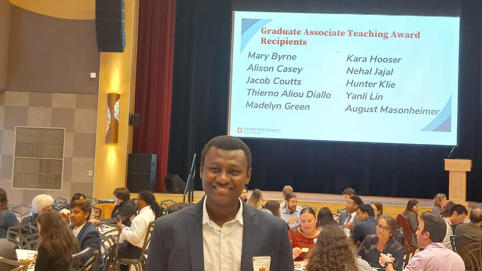 Thierno Diallo Awarded The Graduate Associate Teaching Award ...