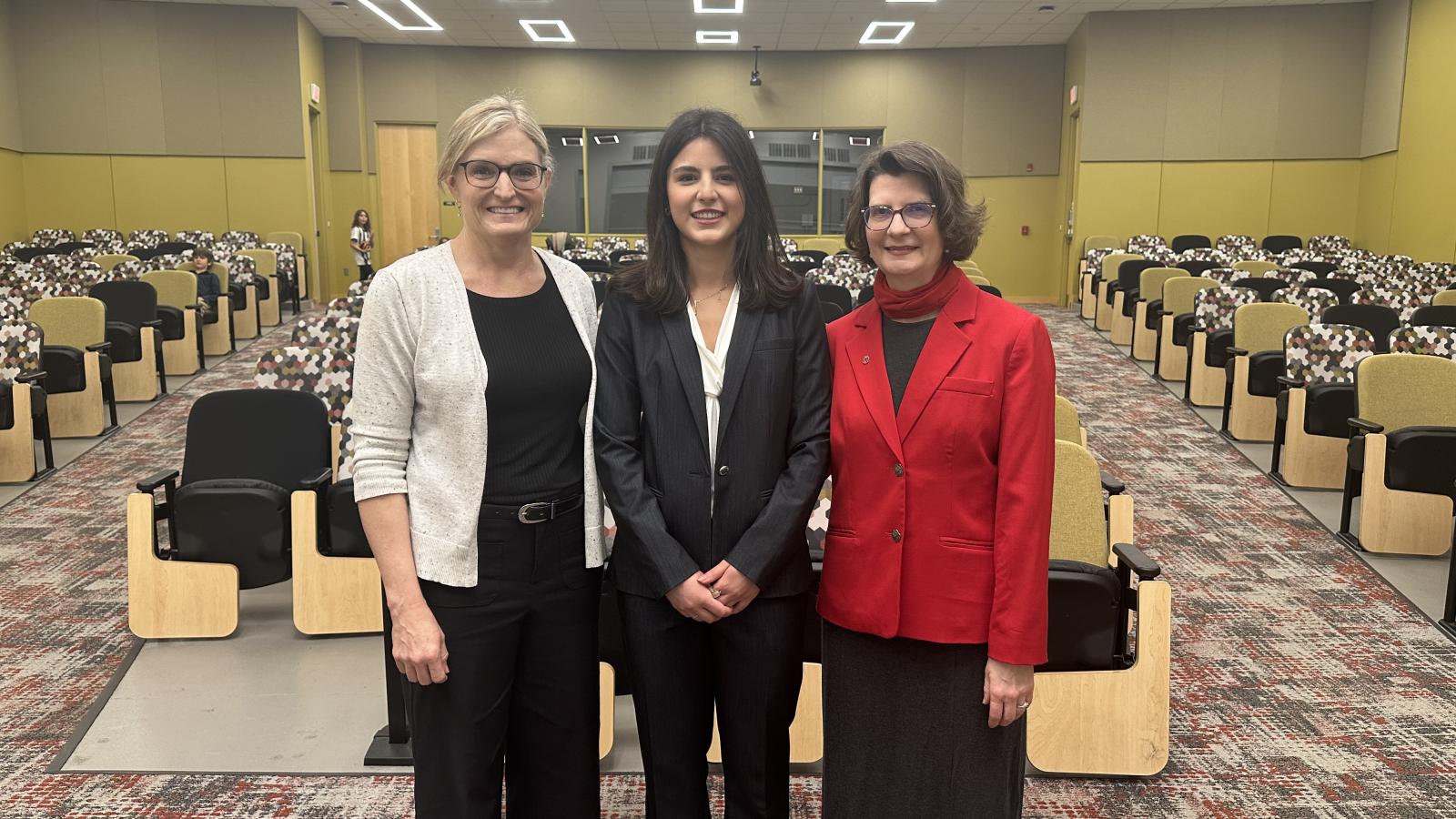 Ana Roman, Jen Willging, and Sarah-Grace Heller