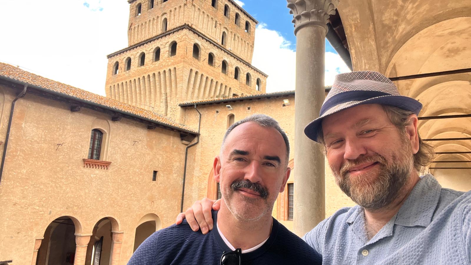 Profs. Mullins & Combs-Schilling in Italy