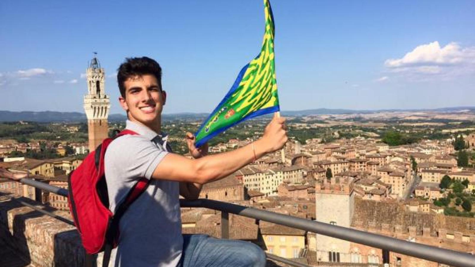 FRIT Alumn Juan Tramontin in Siena, Italy