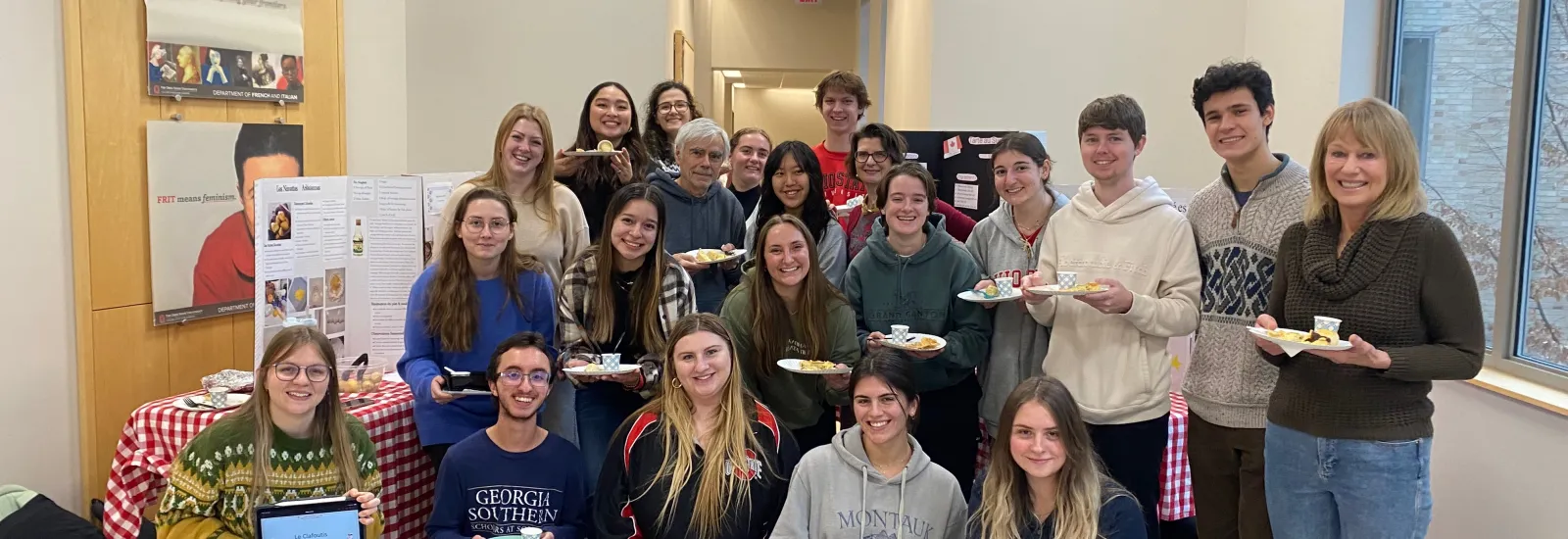 French class meeting celebration